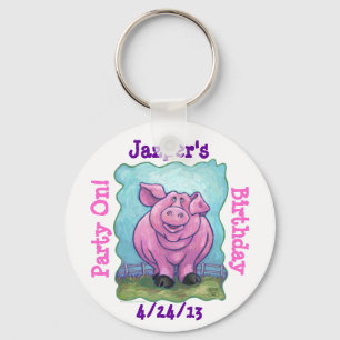 Pig Party Center Sleutelhanger