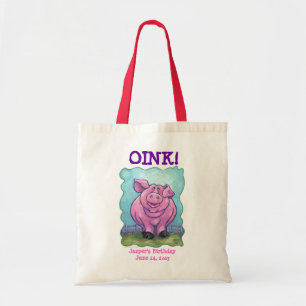Pig Party Center Tote Bag