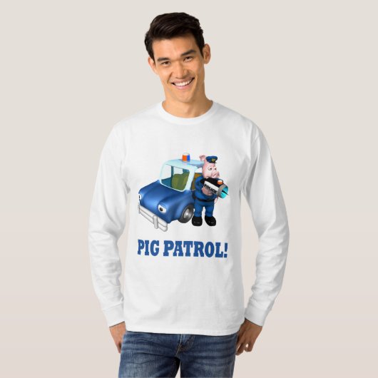 Pig Patrol T-shirt (Voorkant volledig)
