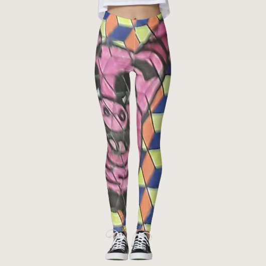 PIG-peins (door TI Town Design) Leggings (Voorkant)