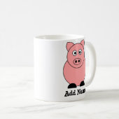 Pig Personalized Mug Koffiemok (Voorkant rechts)