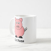 Pig Personalized Mug Koffiemok (Voorkant links)