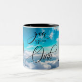 Pig PHOTO Memorial Sky Tweekleurige Koffiemok (Center)