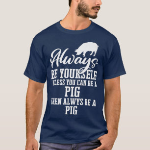 Pig Pigs Farm Animal Premium 4676 T-shirt