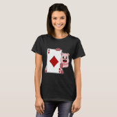 Pig Poker Poker Kaart game T-shirt (Voorkant volledig)