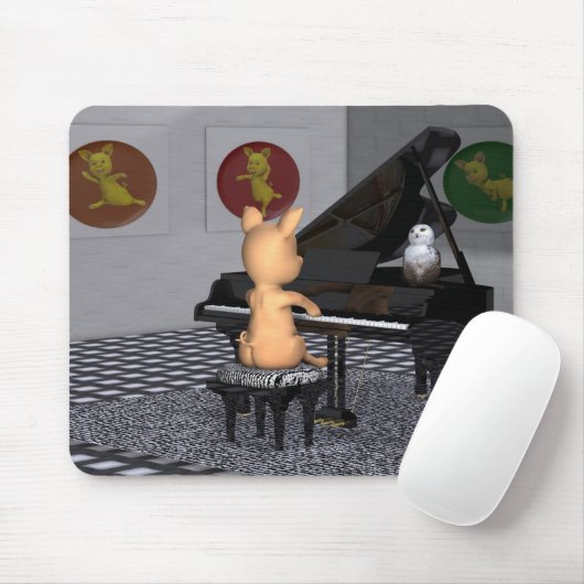 Pig Pplay Grand Piano Muismat (Met muis)