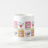 Pig Quote gezichten Koffiemok (Center)