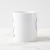 Pig Quote - Pig in stijl Grote Koffiekop (Voorkant)