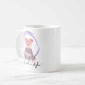 Pig Quote - Pig in stijl Koffiemok (Voorkant links)