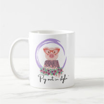 Pig Quote - Pig in stijl