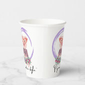 Pig Quote - Pig in stijl Papieren Bekers (Rechts)