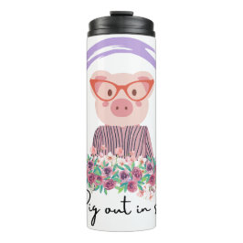 Pig Quote - Pig in stijl Thermosbeker