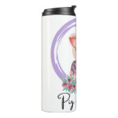 Pig Quote - Pig in stijl Thermosbeker (Gedraaid links)