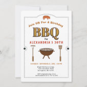 Pig Roast BBQ Barbecue Birthday Party Kaart (Voorkant)