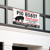 Pig Roast BBQ Grill Out Fundraiser Banner (Buitenkant Gebouw)