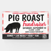 Pig Roast BBQ Grill Out Fundraiser Banner (Horizontaal)