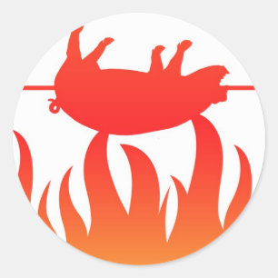 Pig Roast BBQ Sticker