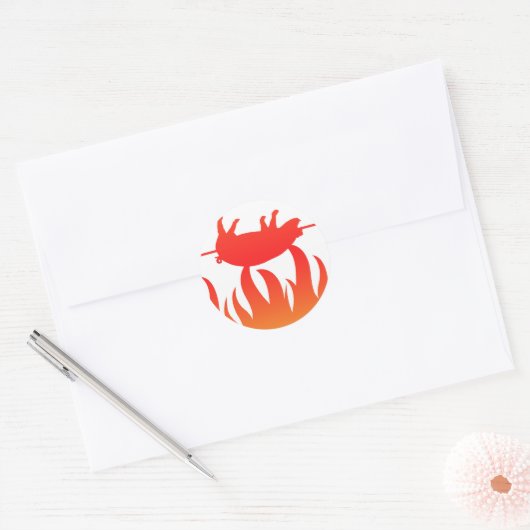 Pig Roast BBQ Sticker (Envelop)