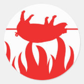 Pig Roast BBQ Sticker (Voorkant)