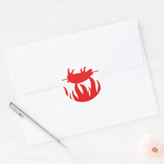 Pig Roast BBQ Sticker (Envelop)