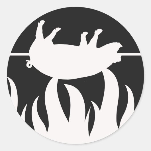 Pig Roast BBQ Sticker (Voorkant)