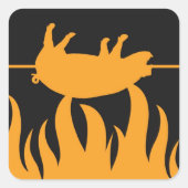 Pig Roast BBQ Sticker (Voorkant)