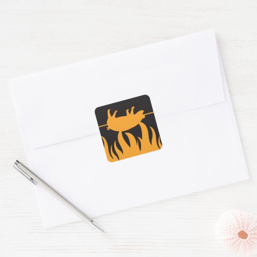 Pig Roast BBQ Sticker (Envelop)
