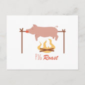 Pig Roast Briefkaart (Voorkant)