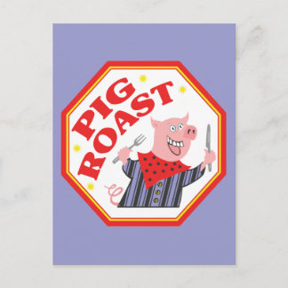 Pig Roast Briefkaart