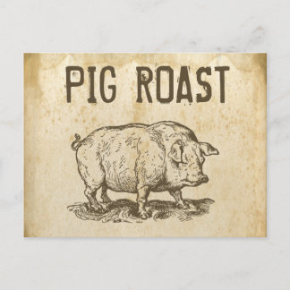 Pig Roast Briefkaart