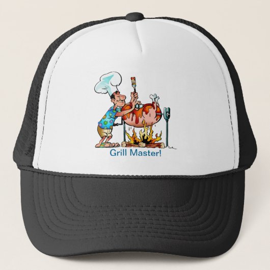 Pig Roast Grill Master Trucker Pet (Voorkant)