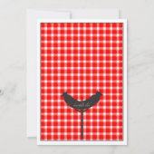 Pig Roast Invitation Kaart (Achterkant)