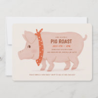 Pig Roast Invitation