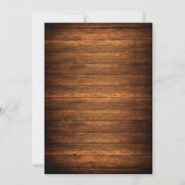 Pig Roast Invitations | Houtbranding Kaart (Achterkant)