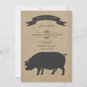 Pig Roast Invitations Kaart (Voorkant)
