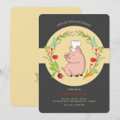 Pig Roast Kaart (Voorkant / Achterkant)