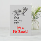 Pig Roast Kaart (Staand voorkant)