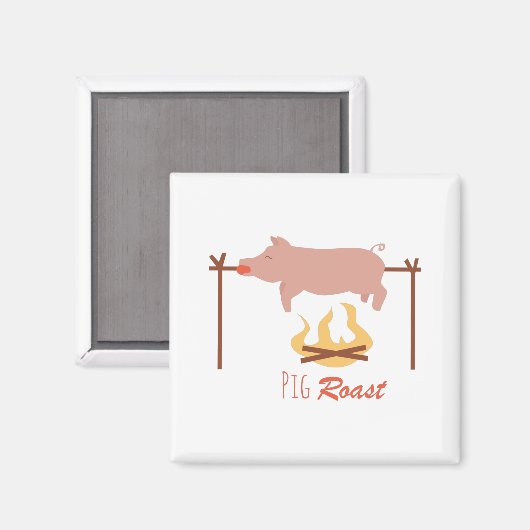 Pig Roast Magneet (Voorkant / Achterkant)