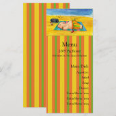 Pig Roast Menu Card (Voorkant / Achterkant)