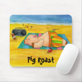 Pig Roast Mousepad Muismat (Met muis)