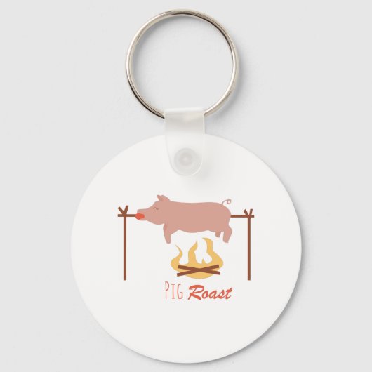 Pig Roast Sleutelhanger (Voorkant)