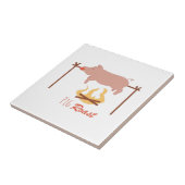 Pig Roast Tegeltje (Zijkant)