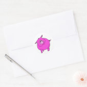 Pig Ronde Sticker (Envelop)