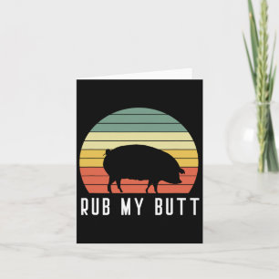 Pig Rub My Butt Pit Master BBQ Pork Bycon Grill By Kaart