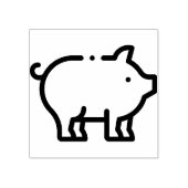 Pig Rubberstempel (Afrduk)