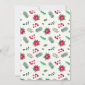 Pig Santa Hat Piglet Boerderij Animal Christmas Pa Kaart (Achterkant)