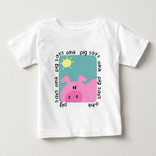 Pig Says Oink T-shirts en Gifts (Voorkant)