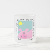 Pig Says Oink T-shirts en Gifts Matglas Koffiemok (Center)
