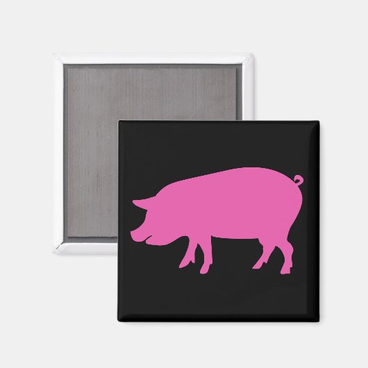 Pig Silhouette Magneet (Voorkant / Achterkant)