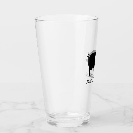 Pig Silhouette Persoonlijk | Koel aangepaste Barwa Glas (Rechts)